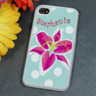 Personalized Flower iPhone 4S Case